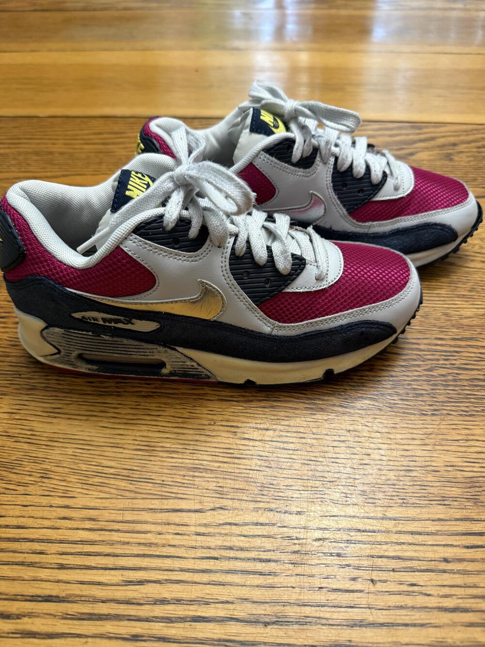 Nike Air Max 90 Shoes Womens Size 7.5 Running 325213-606 2012